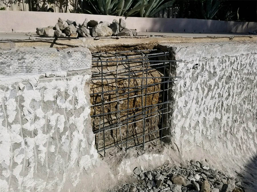 pool crack repair